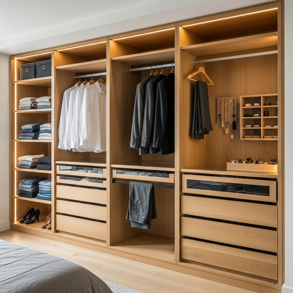 Custom built-in closet, Amsterdam