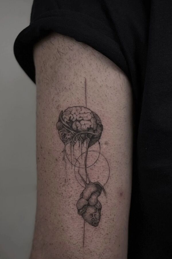 Geometric tattoo, Amsterdam